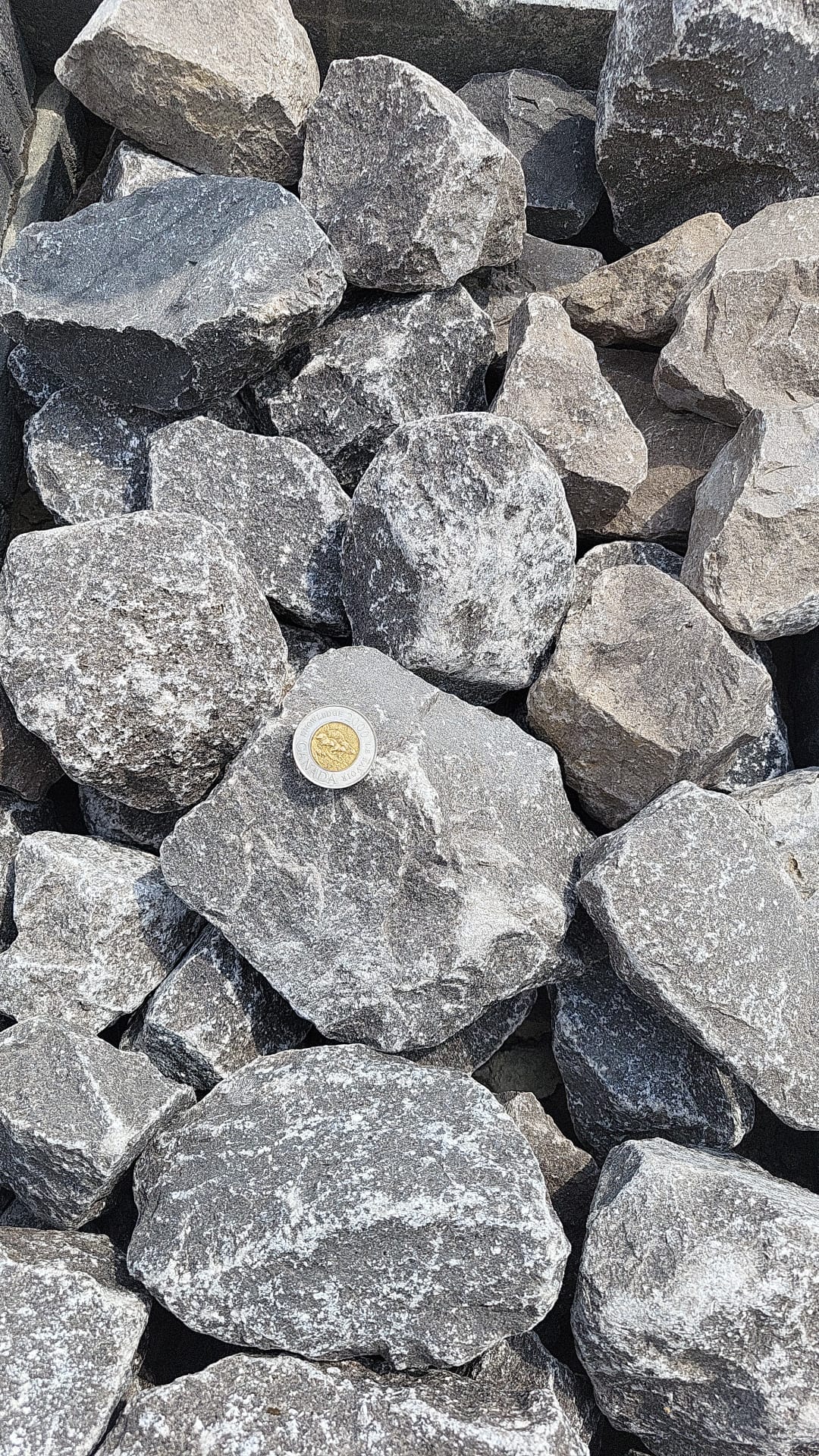 Limestone 75-100mm — Edmonton landscape supply